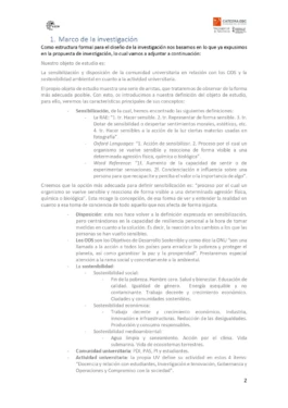 Marco de investigación ODS y Universitat de València
