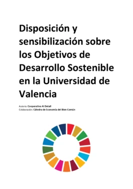 Disposición y sensibilización sobre los ODS en la UV 